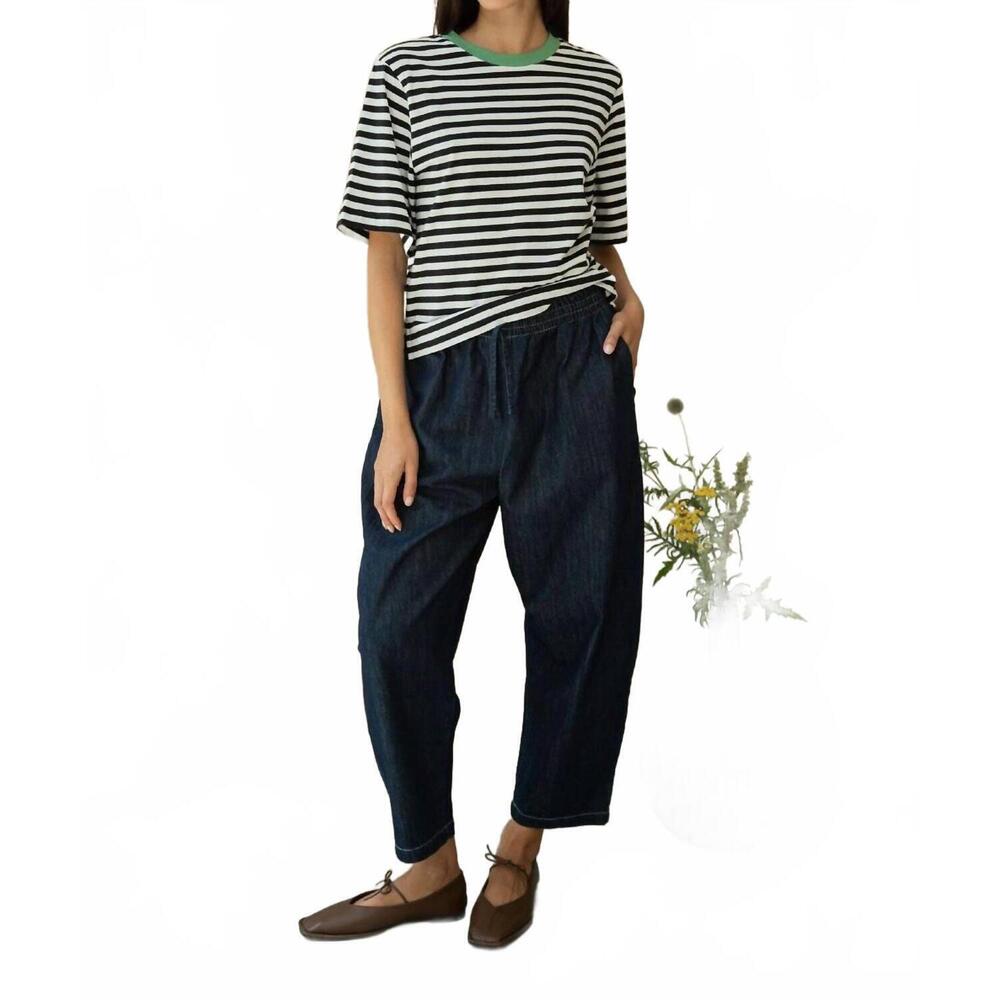 NEW BEAUMONT ORGANIC cedar denim trousers in indigo